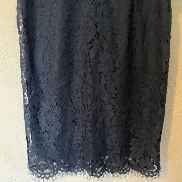 ASTR LACE BLUE DRESS - Picture 2 of 5